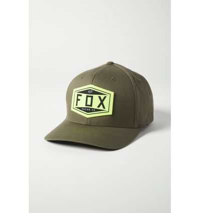 FOX EMBLEM FLEXFIT HAT [OLV GRN]