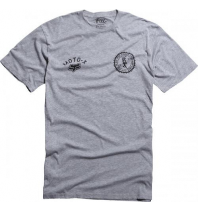 M-E-TEES ACADEMY S/S HEATHER TEE HEATHER GREY