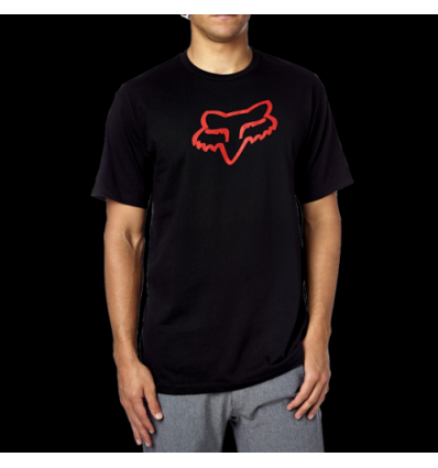 LEGACY FOXHEAD SS TEE BLACK/RED