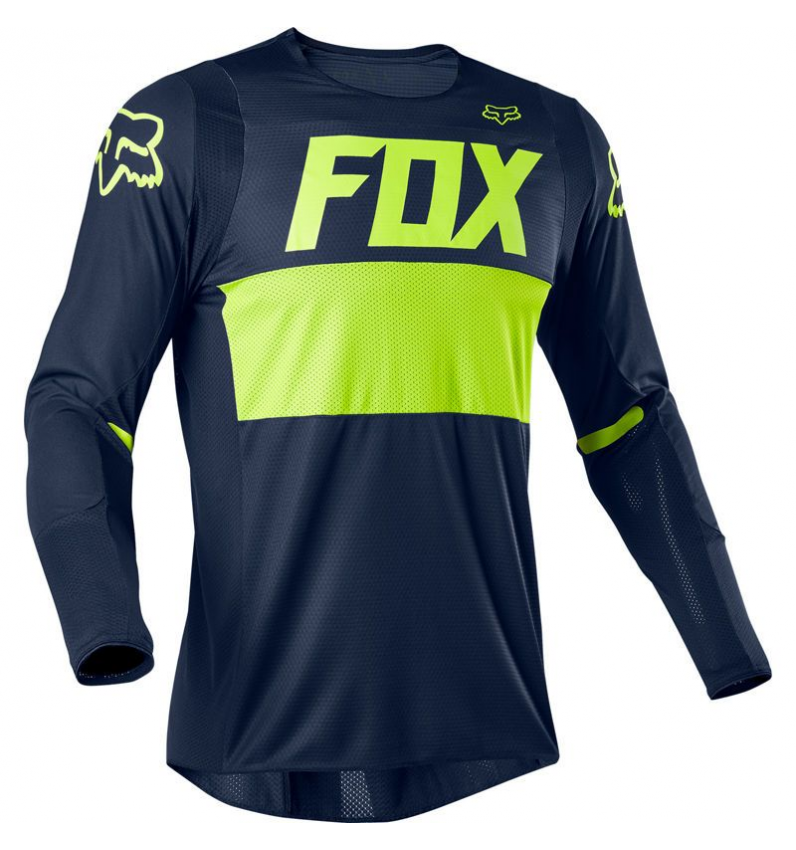 FOX 360 Bann Jersey blau/neon Motocross MX Moto Cross Enduro Trikot Offroad Bike 